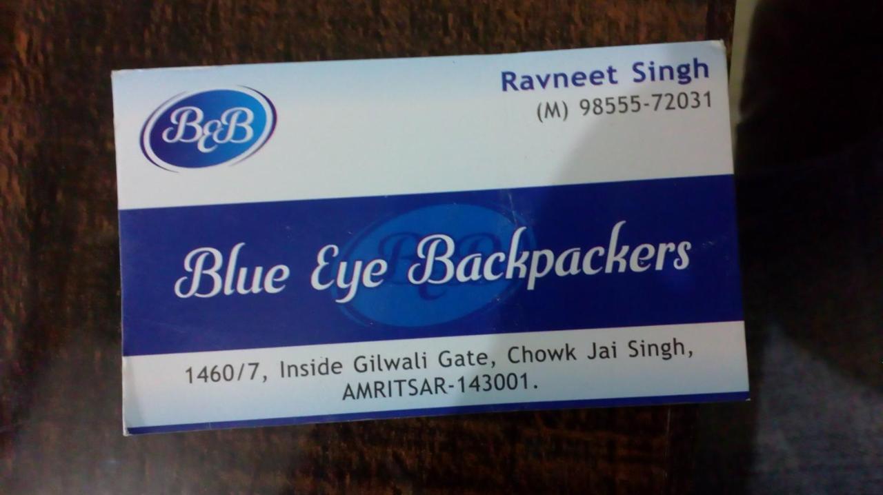 Blue Eye Backpackers Hostel Amritsar Extérieur photo